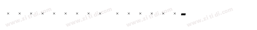 ArnhemTab Normal字体转换